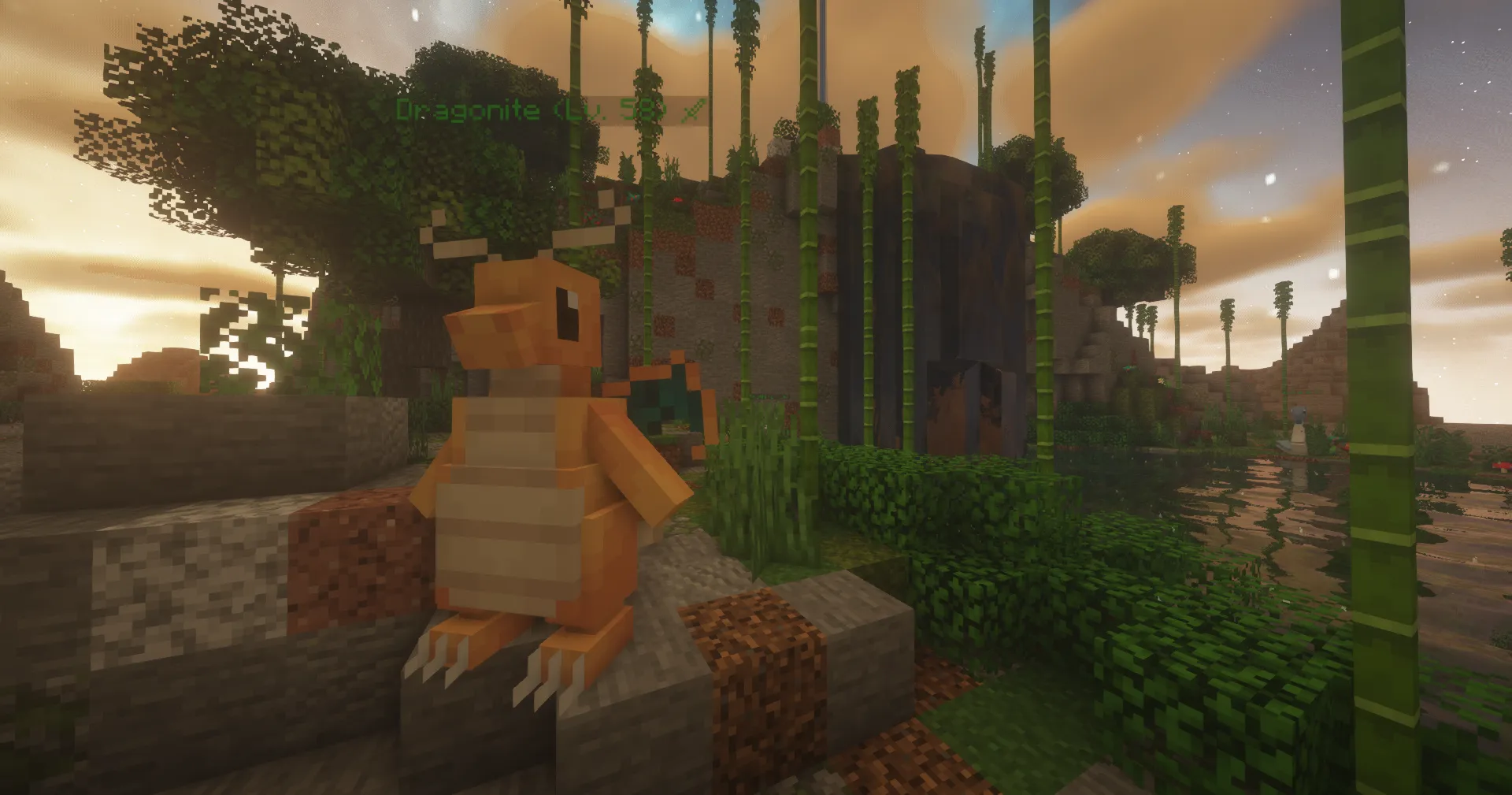 Pokemon Dragonite w Minecraft Pokemon Dragonite w Minecraft
