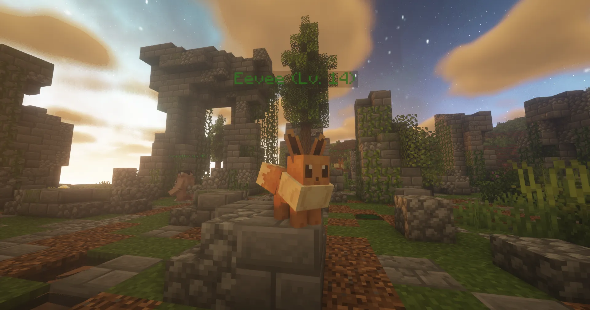 Pokemon Eevee w Minecraft Pokemon Eevee w Minecraft