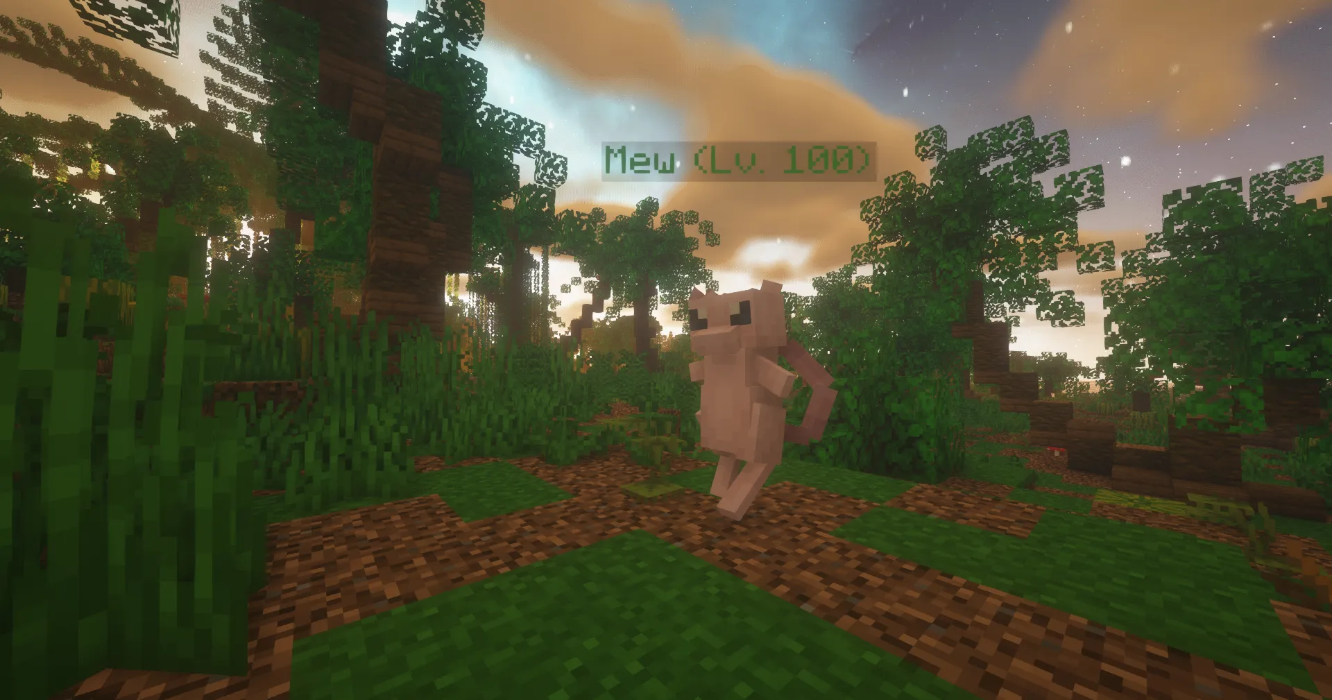 Pokemon Mew w Minecraft Pokemon Mew w Minecraft