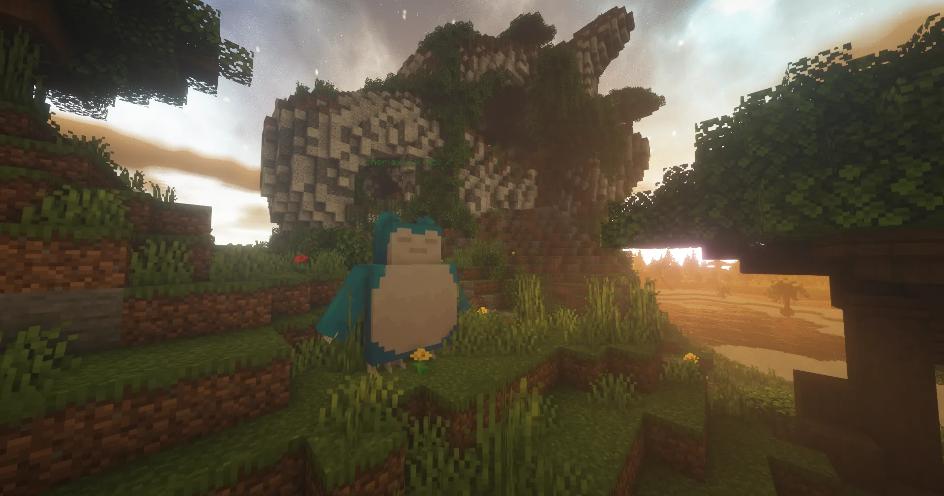 Pokemon Snorlax w Minecraft Pokemon Snorlax w Minecraft